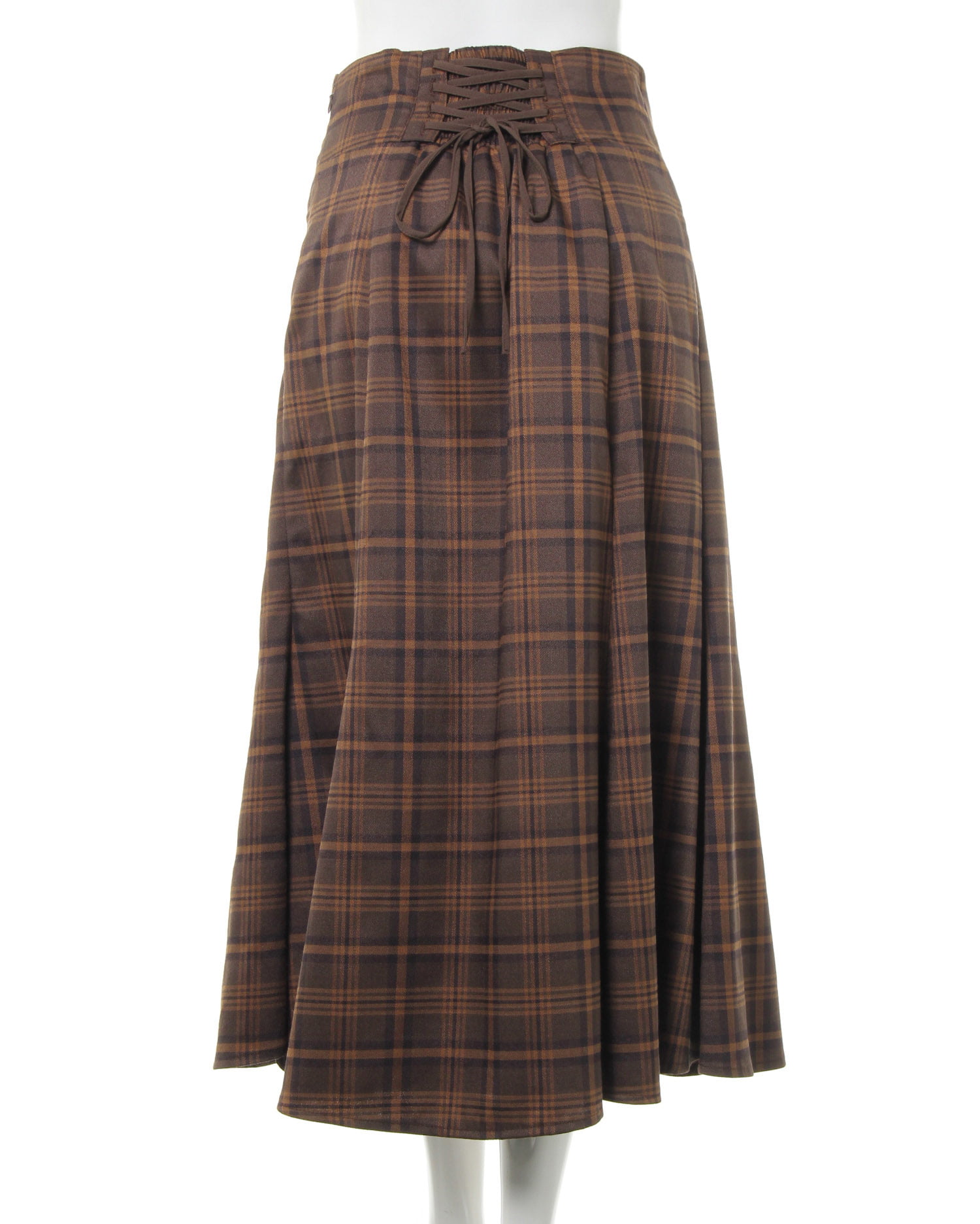 BackレースUPチェック柄マーメイド／スカート｜INGNI(イング) 公式通販