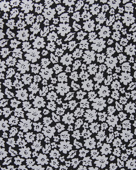 INGNI（イング） 花柄ボウタイ配色／ワンピース ｸﾛ