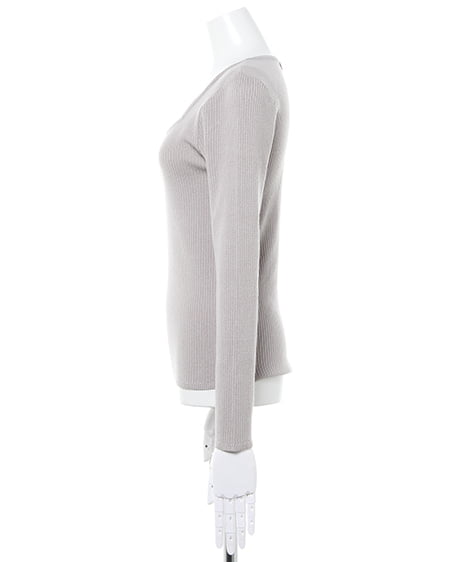 INGNI(イング) クロスリブニット グレージュ