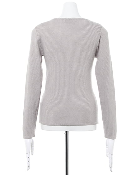 INGNI(イング) クロスリブニット グレージュ