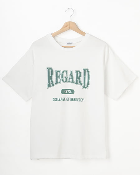 かすれカレッジロゴTシャツ