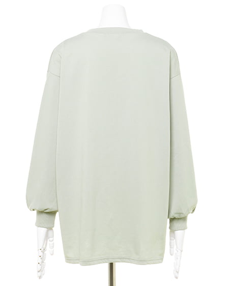 INGNI（イング） チュニックロングTシャツ ﾐﾝﾄｸﾞﾘｰﾝ