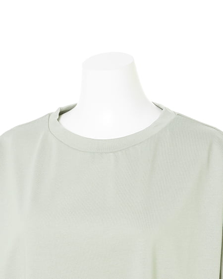INGNI（イング） チュニックロングTシャツ ﾐﾝﾄｸﾞﾘｰﾝ