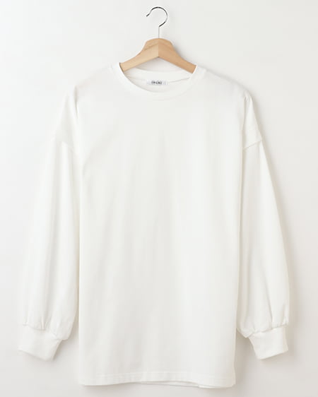 INGNI(イング) レイヤーロングTシャツ オフホワイト