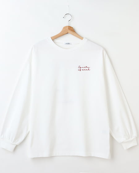 INGNI(イング) BackくまロゴロングTシャツ