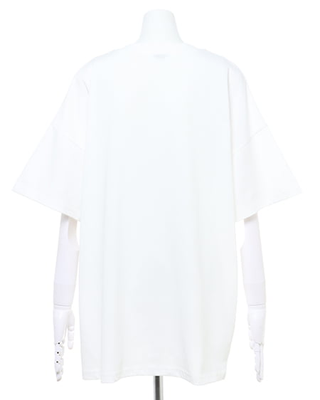 INGNI（イング） 4段ロゴチュニックTシャツ ｵﾌﾎﾜｲﾄ/ｸﾛ