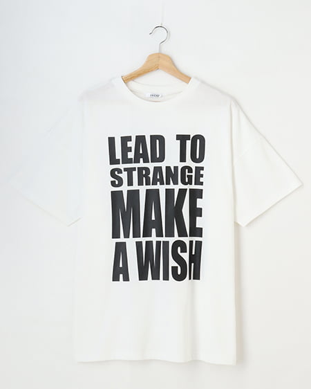 INGNI(イング) 4段ロゴチュニックTシャツ ｵﾌﾎﾜｲﾄ/ｸﾛ