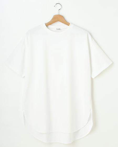 INGNI(イング) ラウンドヘムチュニックTシャツ オフホワイト
