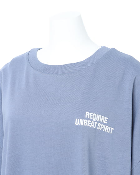 INGNI（イング） BackロゴチュニックTシャツ ﾌﾞﾙｰ