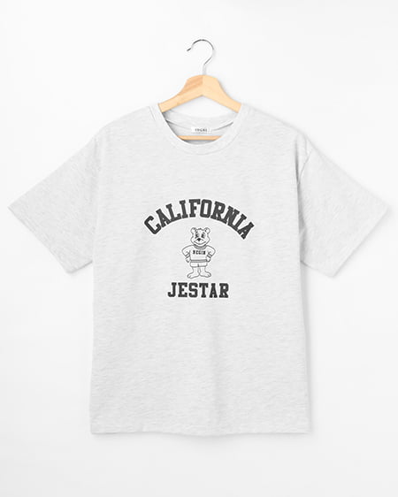くまカレッジロゴTシャツ
