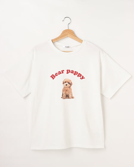 プードルロゴTシャツ