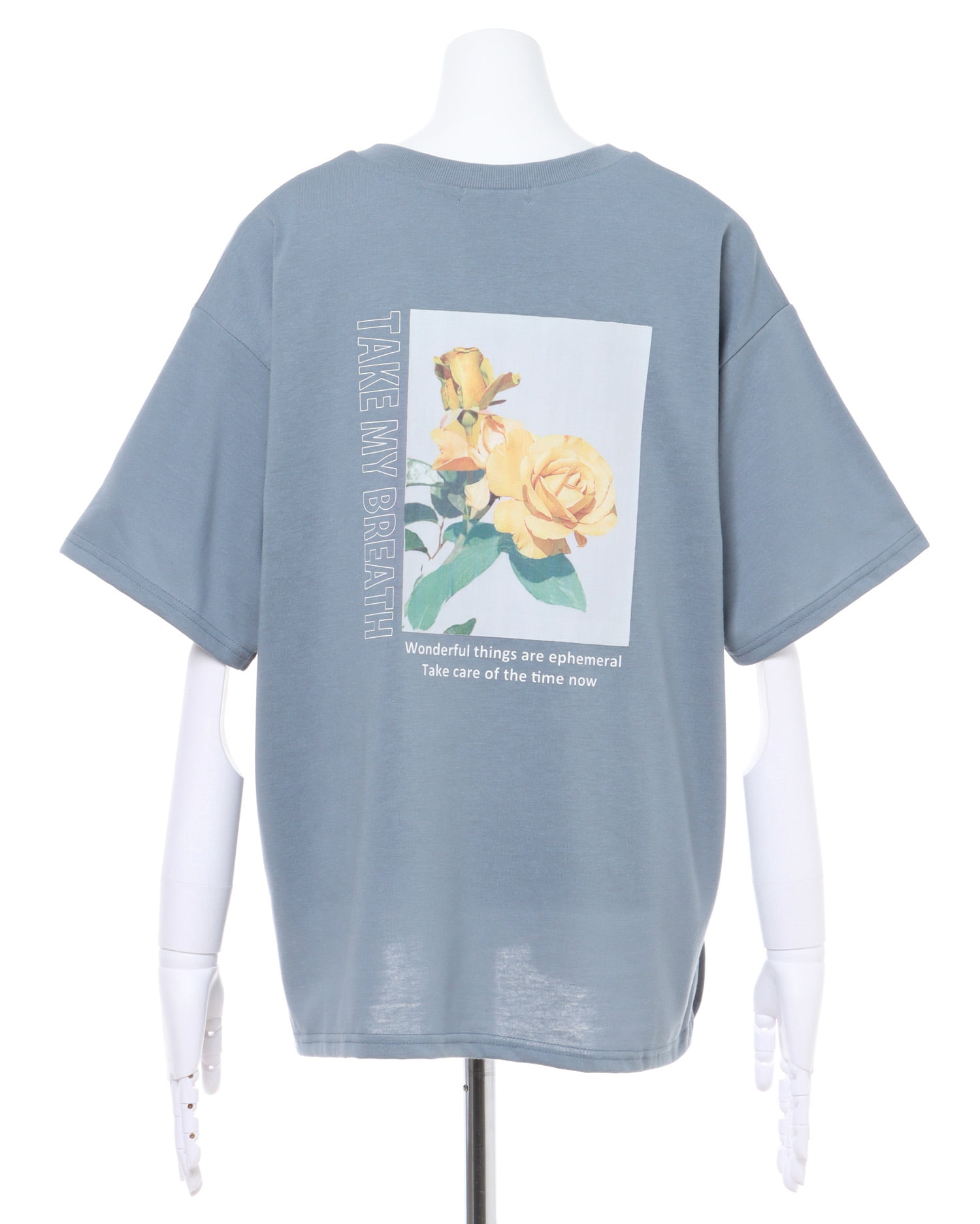 着用動画あり Backフラワーフォトプリントtシャツ ｏｕｔｌｅｔ Ingni イング 公式通販 Ingni Store