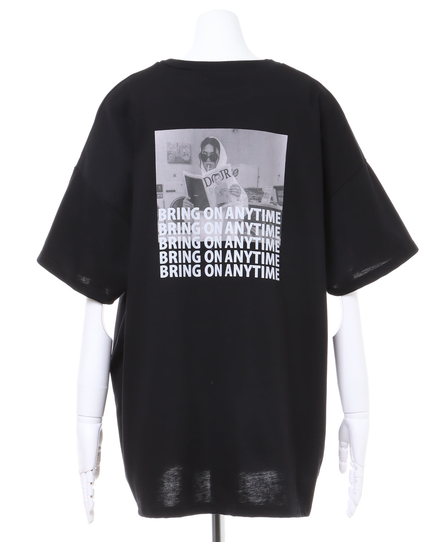 Back転写プリントチュニックTシャツ(OUTLET)|INGNI(イング