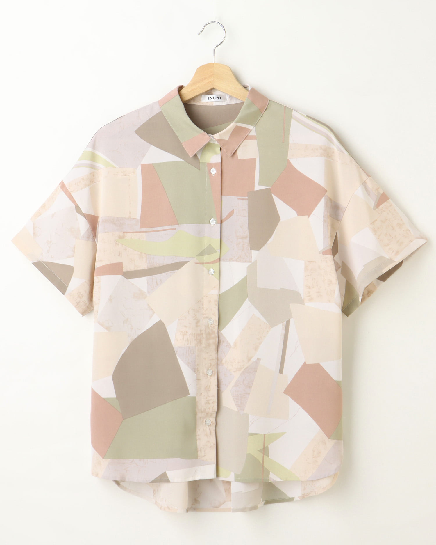 Ingni イング 幾何学柄シャツ ｏｕｔｌｅｔ Ingni イング 公式通販 Ingni Store