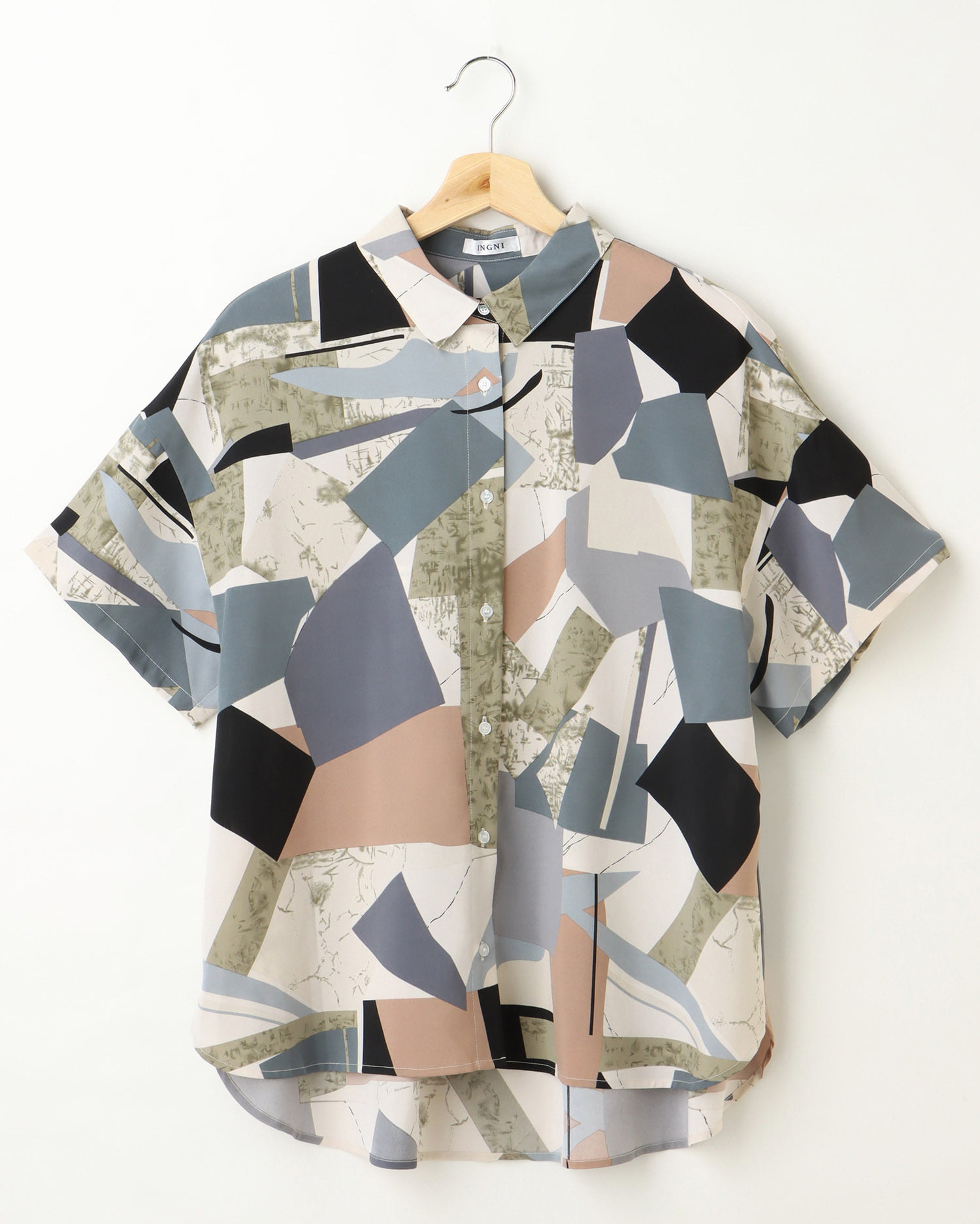 幾何学柄シャツ ｏｕｔｌｅｔ Ingni イング 公式通販 Ingni Store