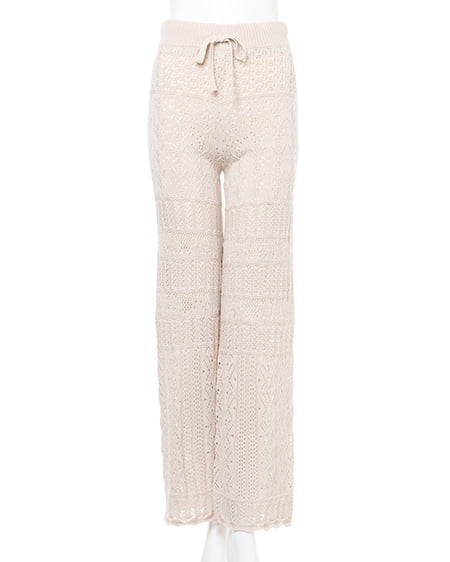 INGNI（イング） スカシニット／パンツ ｱｲﾎﾞﾘｰ