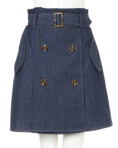 INGNI（イング） トレンチ台形／スカート ﾃﾞﾆﾑ/ｺﾝ