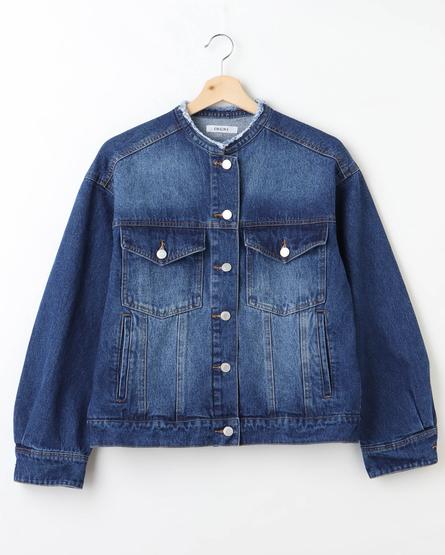 ノーカラーBIG Gジャン｜INGNI(イング) 公式通販｜INGNI STORE