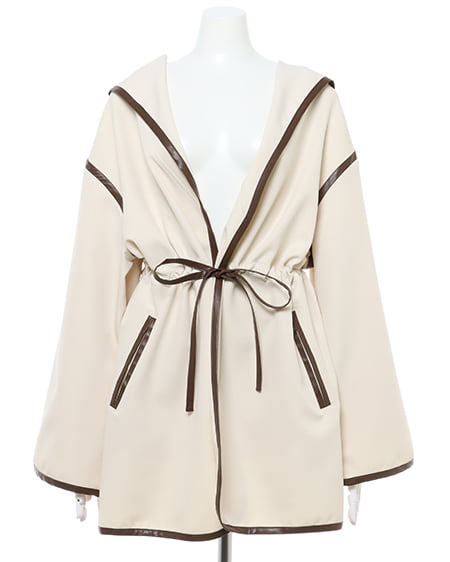 INGNI（イング） パイピングフードコート ｱｲﾎﾞﾘｰ