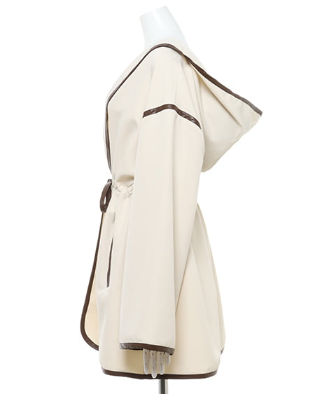 INGNI（イング） パイピングフードコート ｱｲﾎﾞﾘｰ