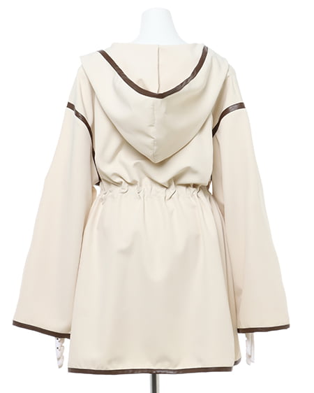 INGNI（イング） パイピングフードコート ｱｲﾎﾞﾘｰ