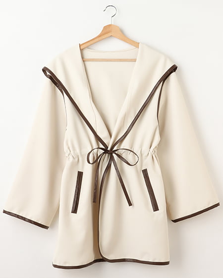 INGNI(イング) パイピングフードコート ｱｲﾎﾞﾘｰ