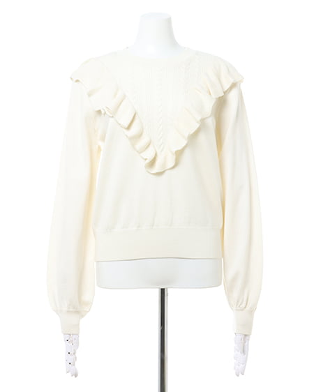 INGNI（イング） フリル／ニット ｱｲﾎﾞﾘｰ