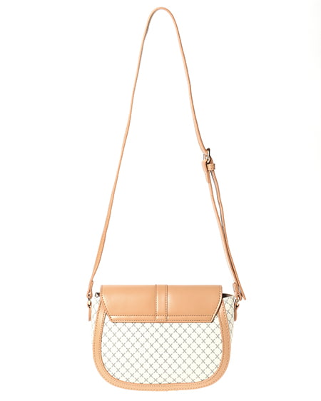 INGNI（イング） ヴィンデージ風ショルダーバッグ ｱｲﾎﾞﾘｰ/ﾍﾞｰｼﾞｭ