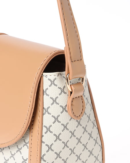 INGNI（イング） ヴィンデージ風ショルダーバッグ ｱｲﾎﾞﾘｰ/ﾍﾞｰｼﾞｭ