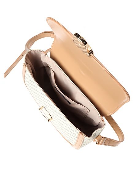 INGNI（イング） ヴィンデージ風ショルダーバッグ ｱｲﾎﾞﾘｰ/ﾍﾞｰｼﾞｭ