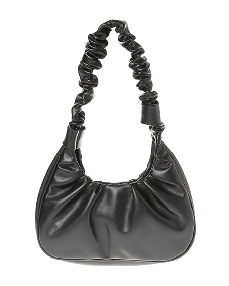 INGNI(イング) ギャザーミニハンドルバッグ クロ