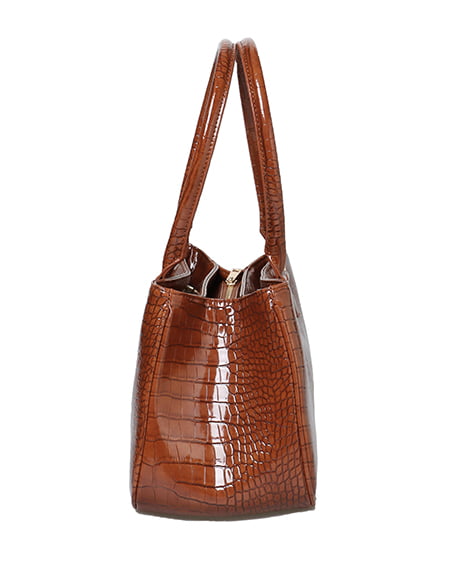 INGNI(イング) クロコトートBAG ブラウン