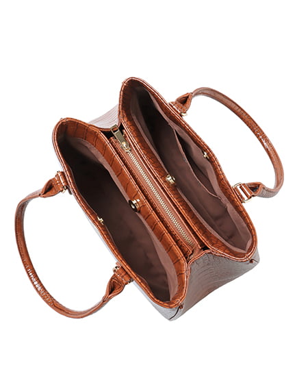 INGNI(イング) クロコトートBAG ブラウン