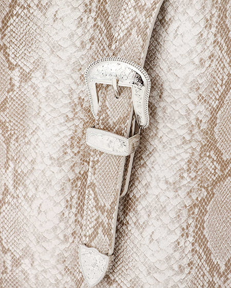 INGNI(イング) バックルベルトスクエアショルダーBAG パイソン