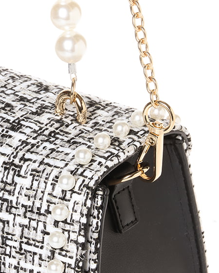 INGNI（イング） パールハンドルショルダーBAG ｸﾛ