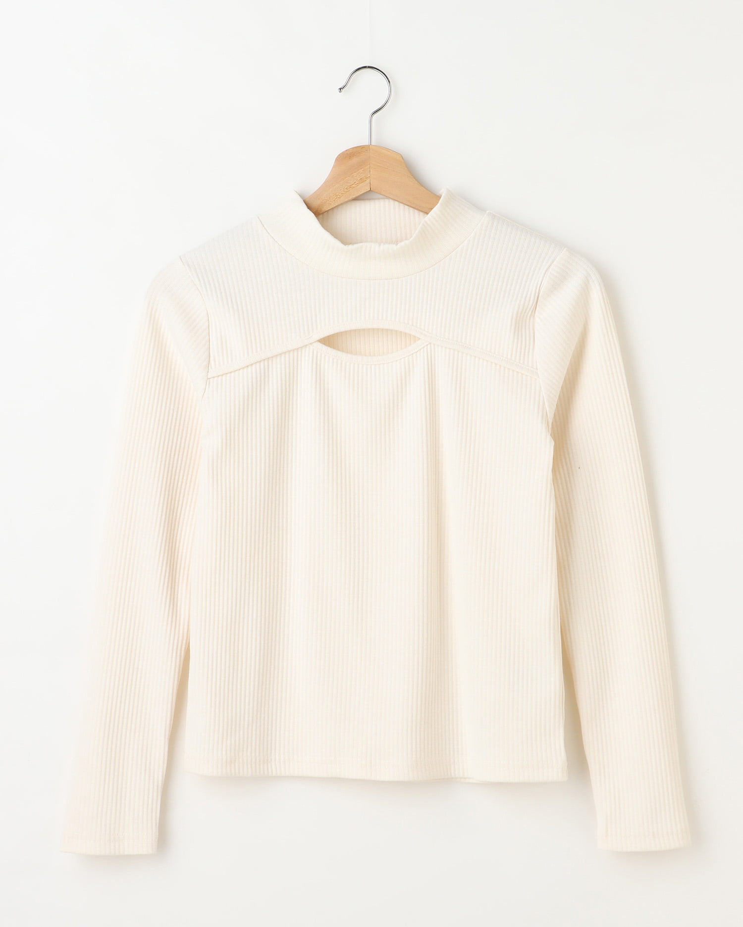 フロント開きプチハイネック長袖トップス｜INGNI(イング) 公式通販