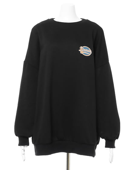 INGNI（イング） サークルロゴスウェットチュニック ｸﾛ