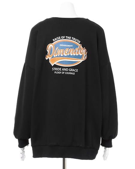 INGNI（イング） サークルロゴスウェットチュニック ｸﾛ