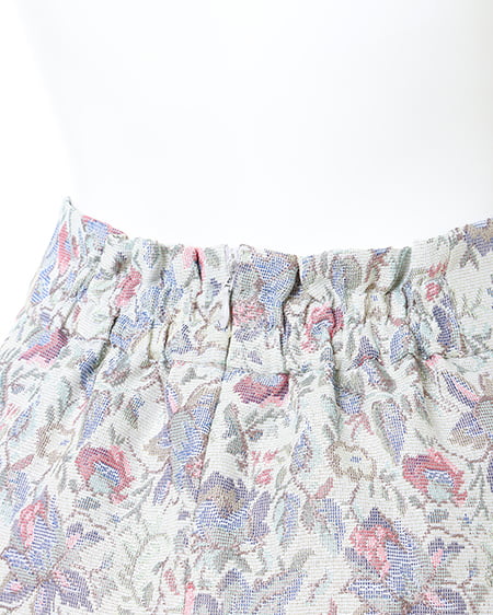 INGNI（イング） 花柄ゴブラン台形／スカート ｻｯｸｽ