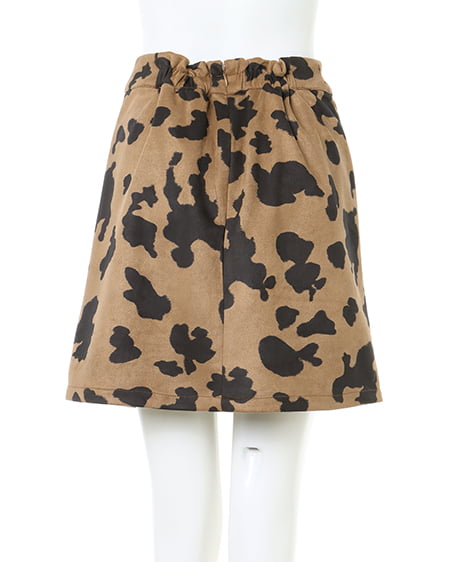 INGNI（イング） アニマル柄スエード台形／スカート ｶｳ