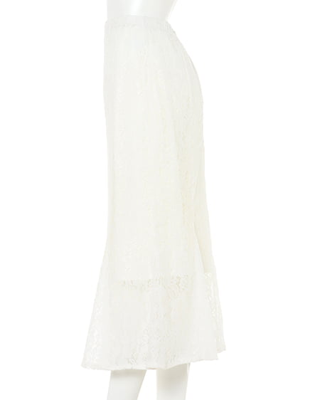 INGNI（イング） レースマーメイド／スカート ｵﾌﾎﾜｲﾄ