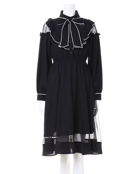 チュール重ねフリルボウタイ ワンピース Ingni イング 公式通販 Ingni Store