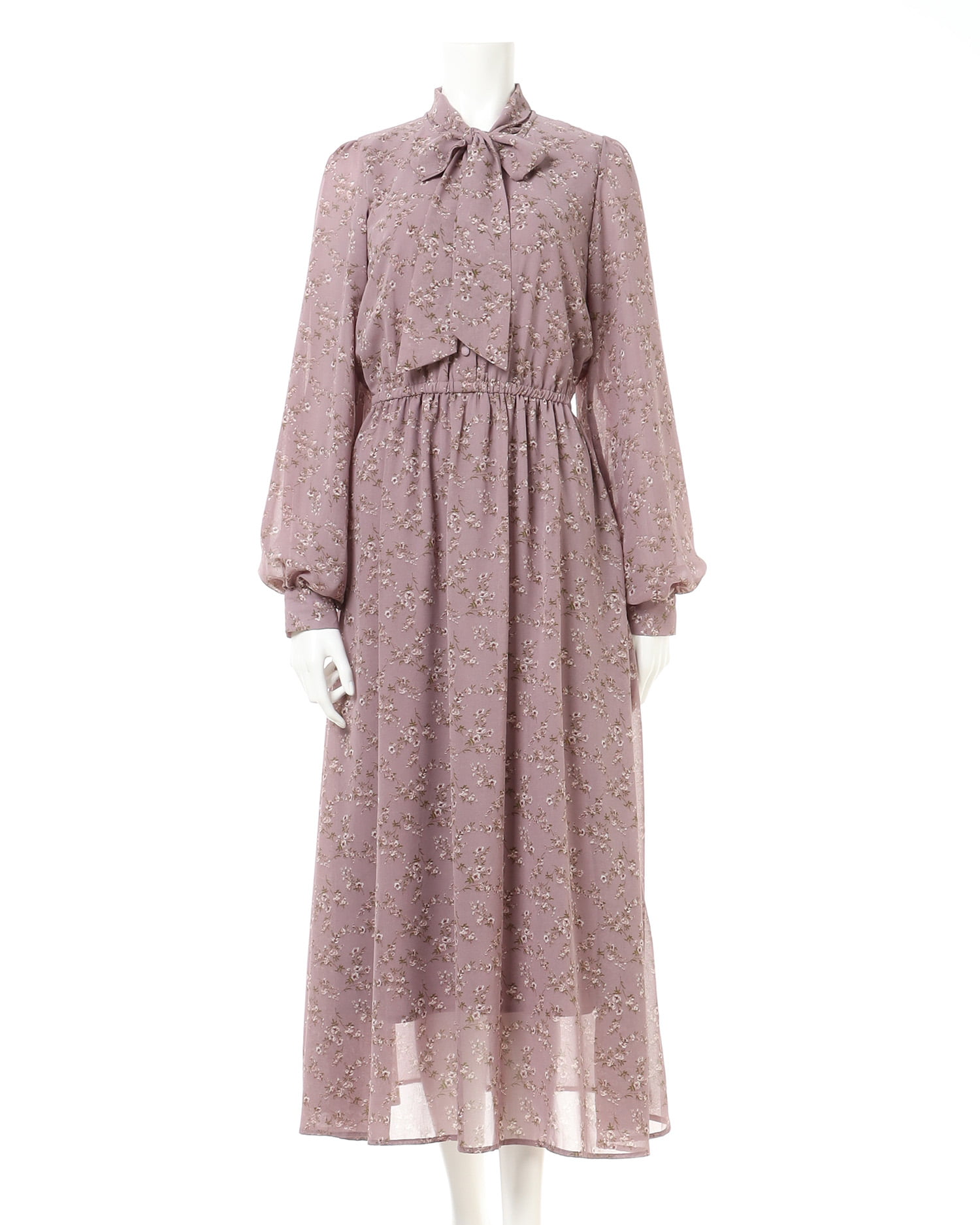 花柄ボウタイ／ワンピース｜INGNI(イング) 公式通販｜INGNI STORE