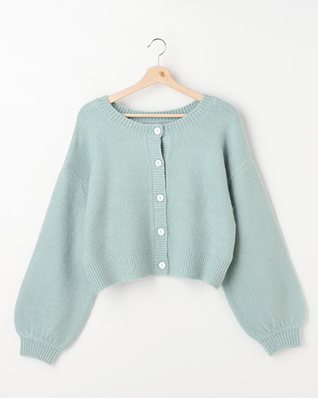 INGNI(イング) クルーネック/2WAYもちもちショートカーディガン