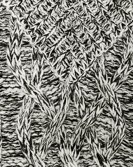 INGNI（イング） Vネックケーブルベスト＋シャツ SET ｸﾞﾚｰ/ﾓｸ