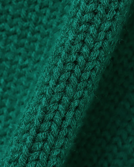 INGNI(イング) ブロークンハイネック/ニット グリーン