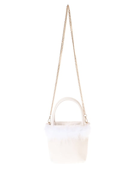 INGNI（イング） ファーバケツトートBAG ｱｲﾎﾞﾘｰ