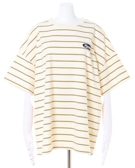 INGNI（イング） マルチボーダーチュニックTシャツ ｱｲﾎﾞﾘｰ