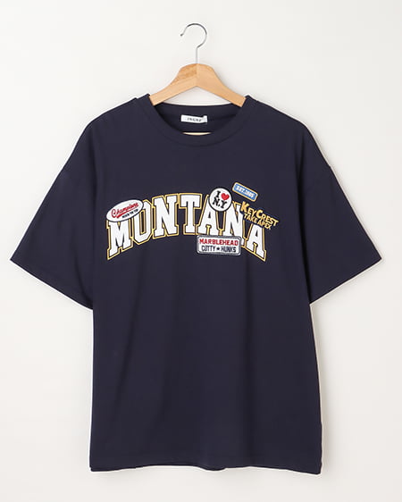 【Popteen10月号掲載】ワッペンカレッジロゴTシャツ