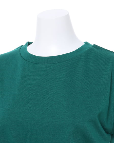 INGNI（イング） 裾ゴムロゴTシャツ ｸﾞﾘｰﾝ
